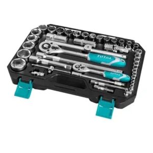 ensemble de douilles 1/4" et 1/2" au total 44 pièces