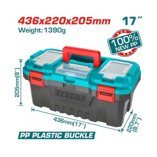 caisse a outils plastique 17″ tpbx0171