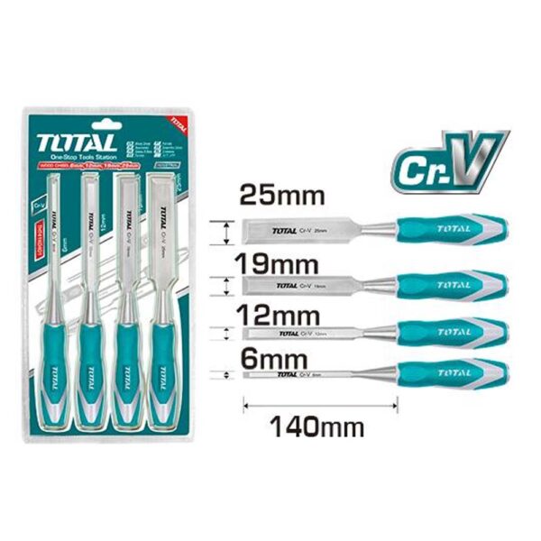 ciseau à bois x 4pcs